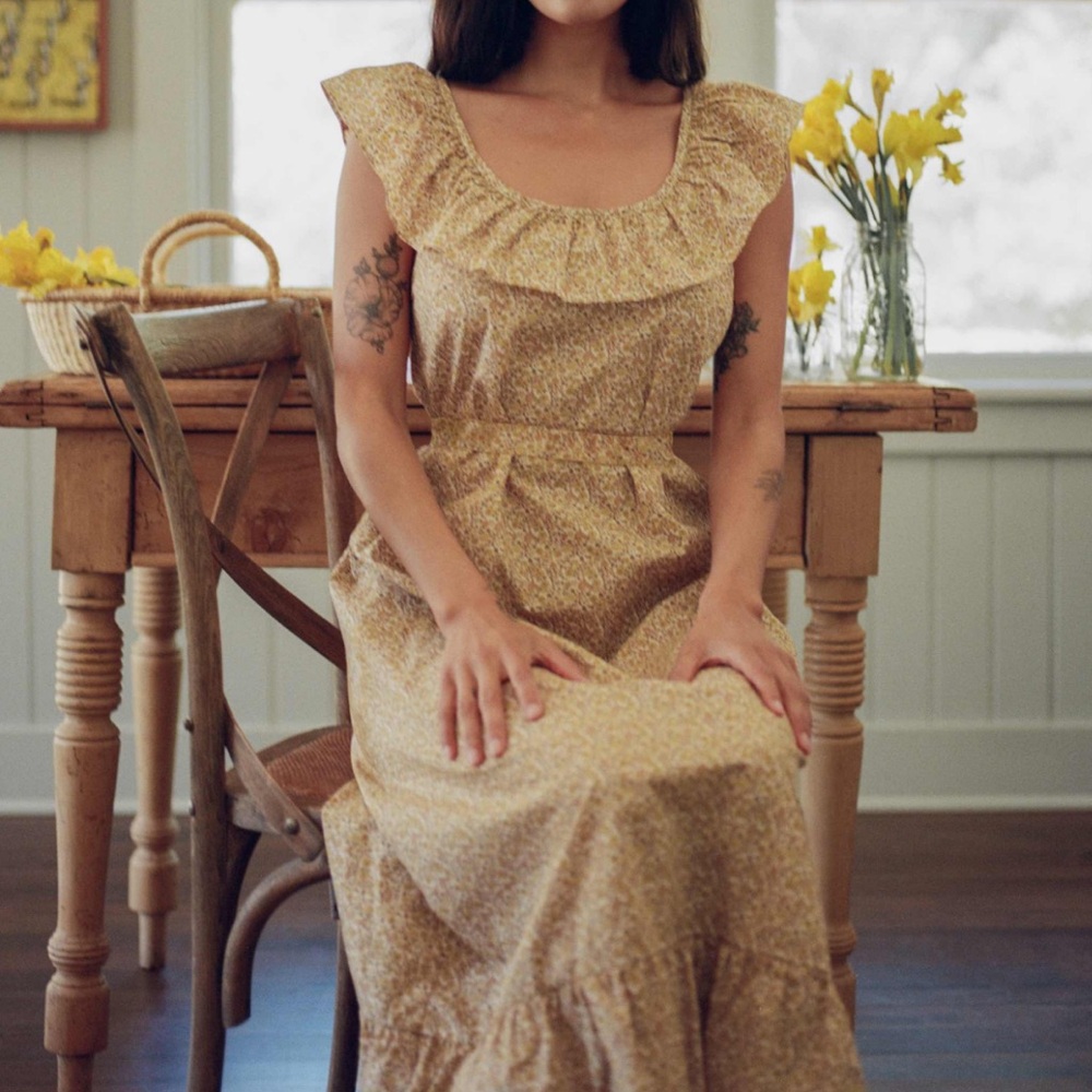 Christy Dawn Colette Dress in Daffodil Blooming Meadow XS